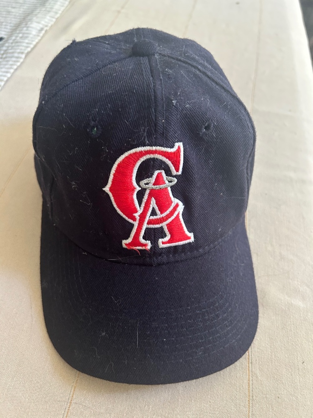 Baseball cap California Angels Vintage Wool Size 7 1/8